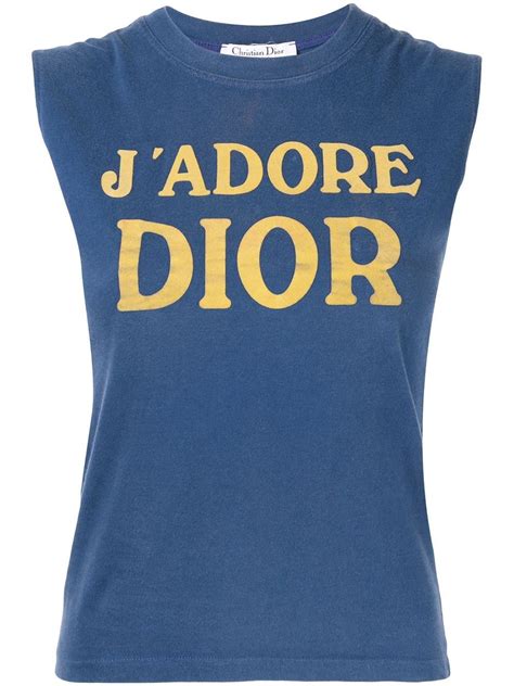 blue dior tank|dior clothing for women.